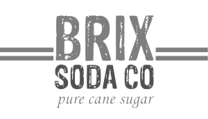 BRIX Soda Co Logo - Grayscale